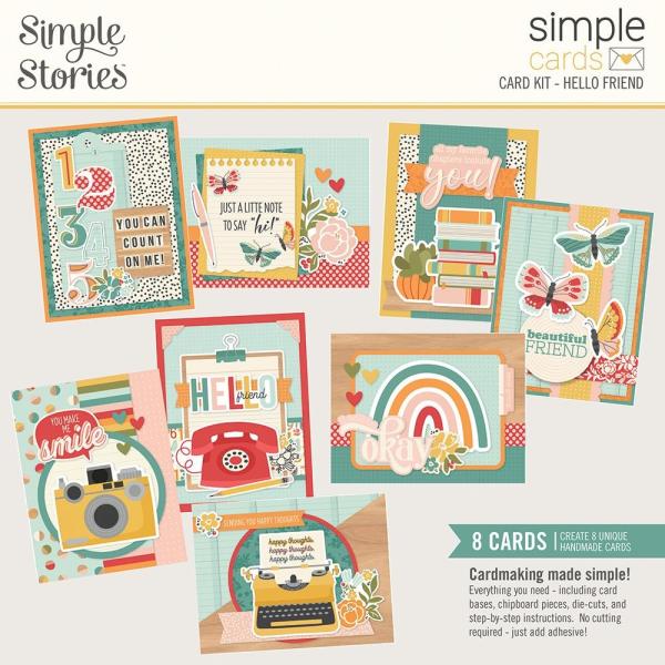 Simple Stories  Hello Friend Simple Cards Kit - Bits & Pieces