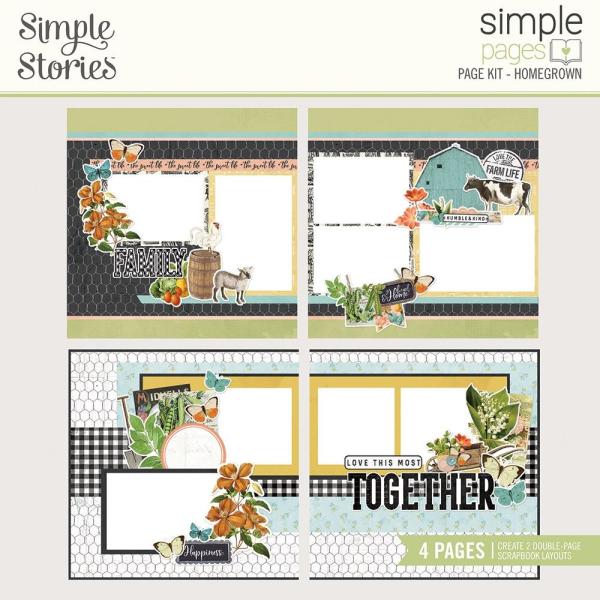 Simple Stories  Homegrown Simple Pages Kit - Bits & Pieces