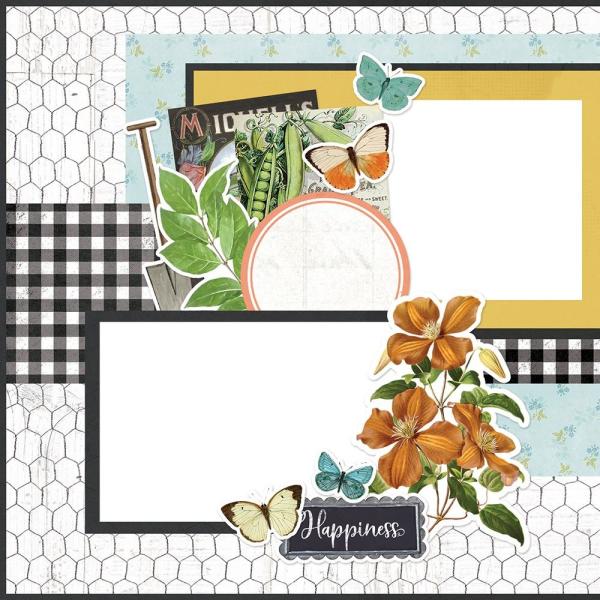 Simple Stories  Homegrown Simple Pages Kit - Bits & Pieces