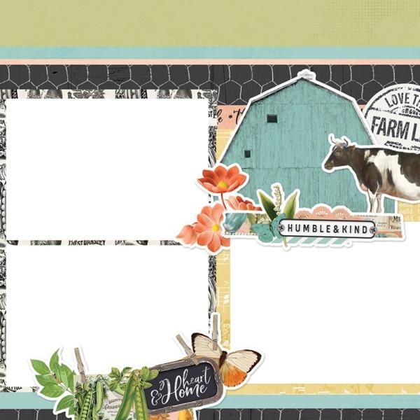 Simple Stories  Homegrown Simple Pages Kit - Bits & Pieces