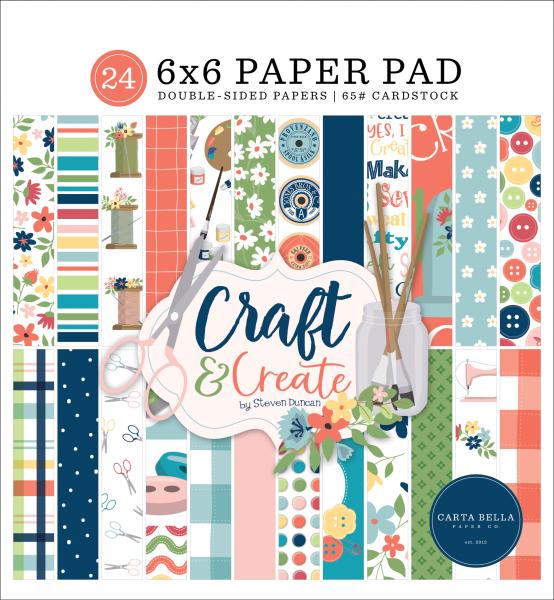 Carta Bella "Craft & Create" 6x6" Paper Pad