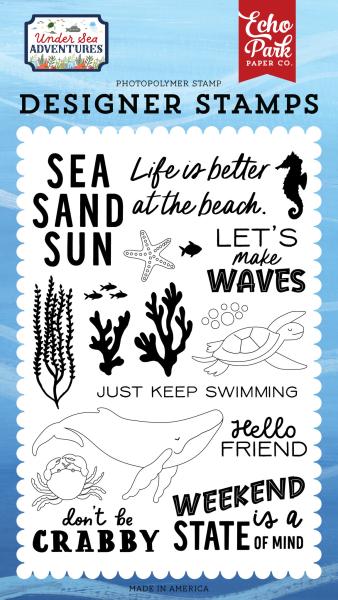 Echo Park Stempelset "Make Waves" Clear Stamp