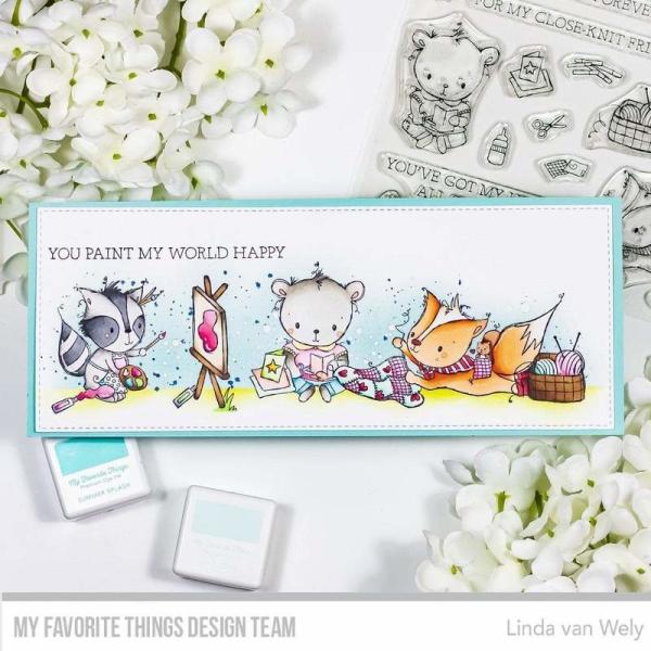 My Favorite Things Stempelset "Crafty Companions" Clear Stamp Set