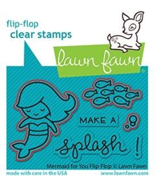 Lawn Fawn Craft Dies - Mermaid for You Flip-Flop