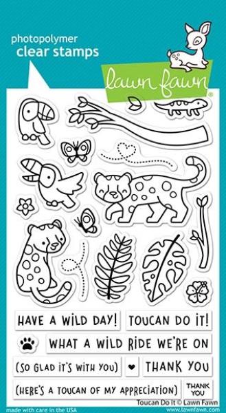 Lawn Fawn Stempelset "Toucan Do It" Clear Stamp