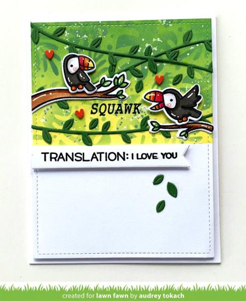 Lawn Fawn Stempelset "Toucan Do It" Clear Stamp