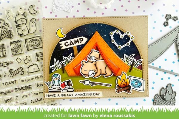 Lawn Fawn Stempelset "S'more the Merrier" Clear Stamp