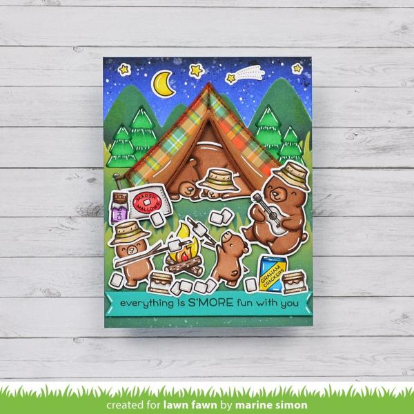 Lawn Fawn Stempelset "S'more the Merrier" Clear Stamp