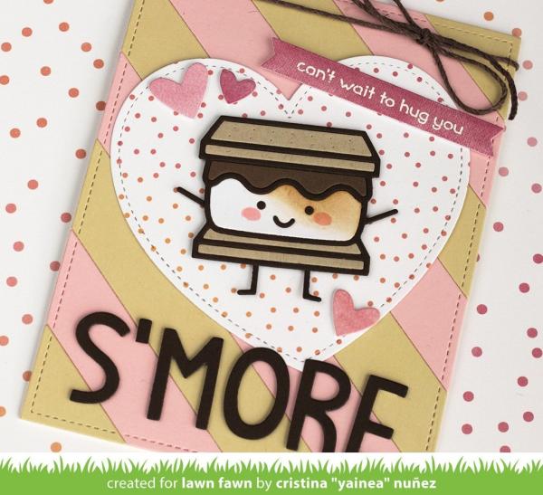 Lawn Fawn Craft Dies - Smiley S'more