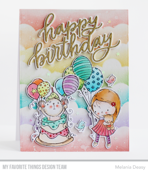 My Favorite Things Stempelset "Beautiful Birthday Girl" Clear Stamp Set