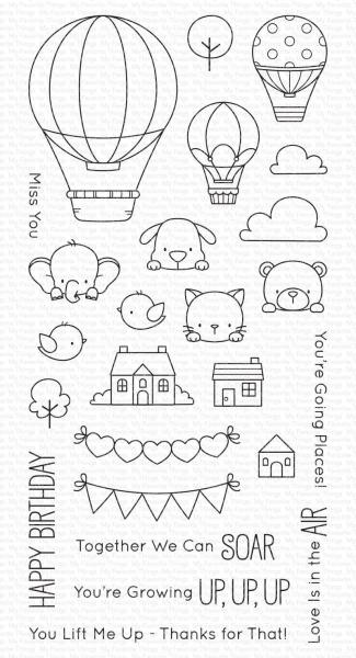 My Favorite Things Stempelset "Up in the Air" Clear Stamp Set