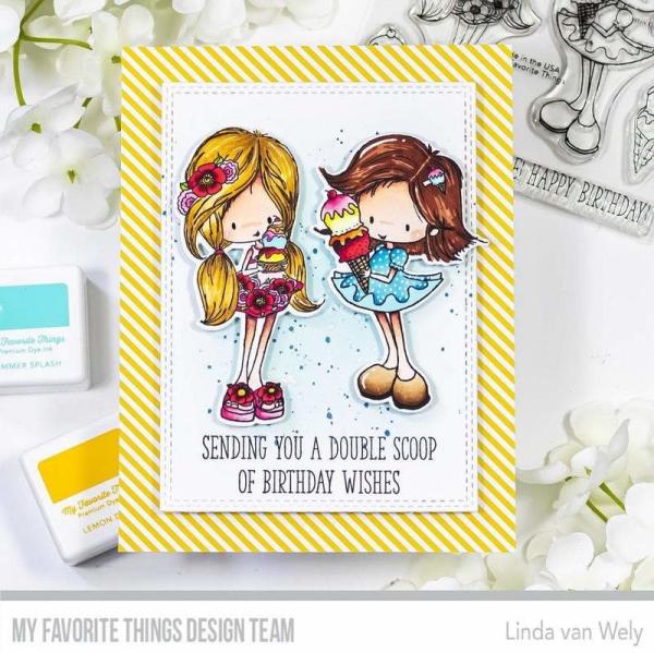 My Favorite Things Stempelset "Double Scoop of Cute" Clear Stamp Set