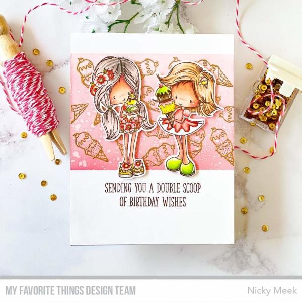 My Favorite Things Die-namics "Double Scoop of Cute" | Stanzschablone | Stanze | Craft Die