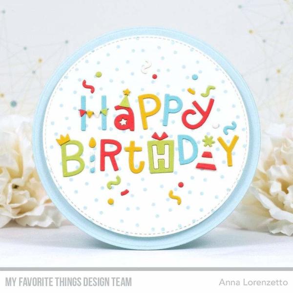 My Favorite Things Die-namics "Happy Birthday Party" | Stanzschablone | Stanze | Craft Die