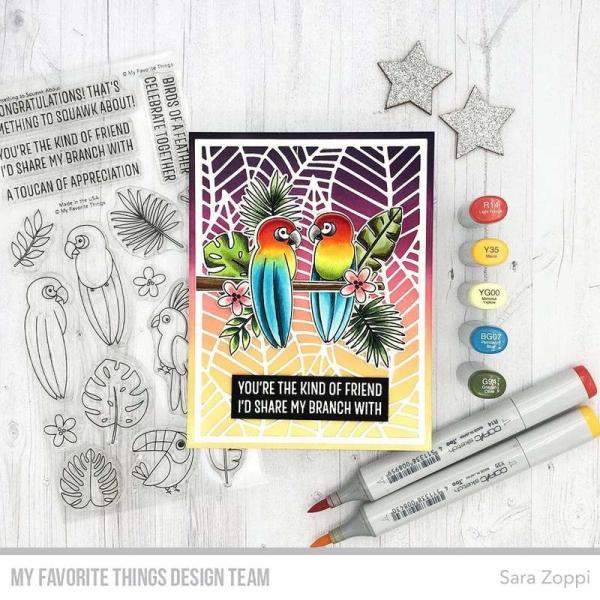 My Favorite Things Die-namics "Leafy Layer Cover-Up" | Stanzschablone | Stanze | Craft Die