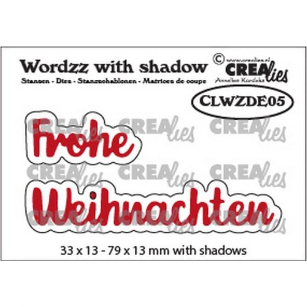 Crealies - Frohe Weihnachten mit Schatten