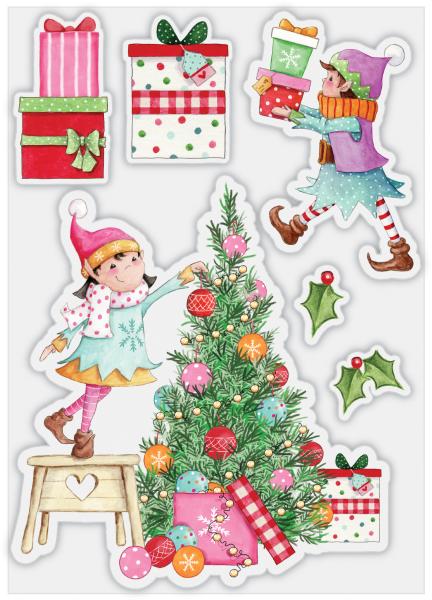 Craft Consortium Made by Elves Tree Clear Stamps 