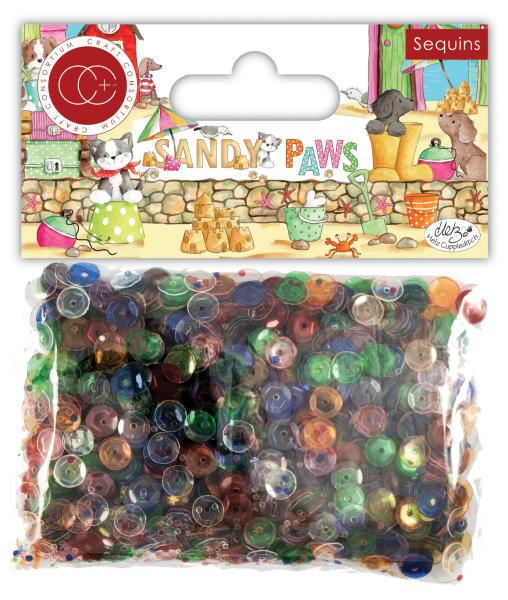 Craft Consortium Sandy Paws Sequins  - Pailletten