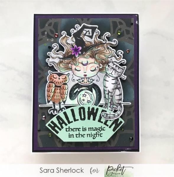 Picket Fence Studios Hocus Pocus Dear 4x4 Inch Clear Stamps