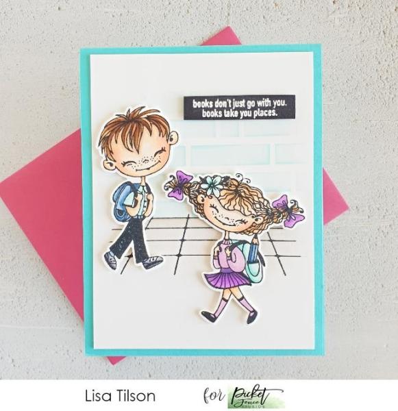 Picket Fence Studios Your Next Book Dear  Clear Stamps 