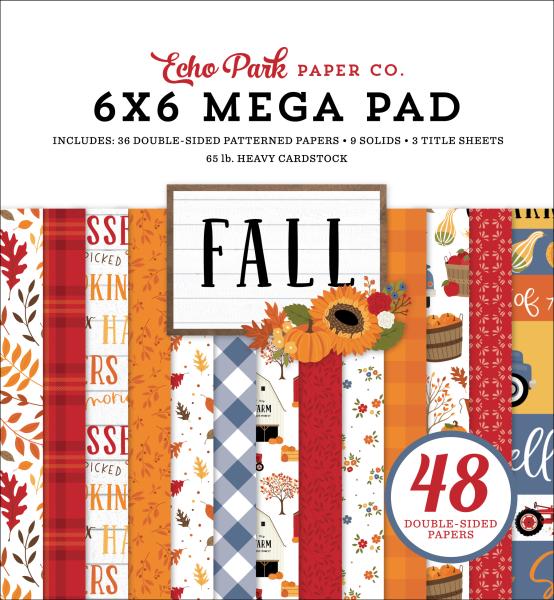 Echo Park "Fall" 6x6" Cardmakers Mega Pad