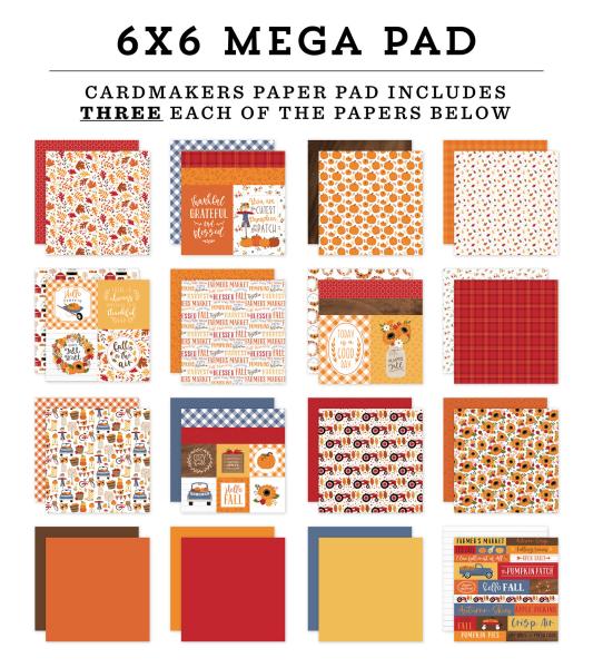 Echo Park "Fall" 6x6" Cardmakers Mega Pad