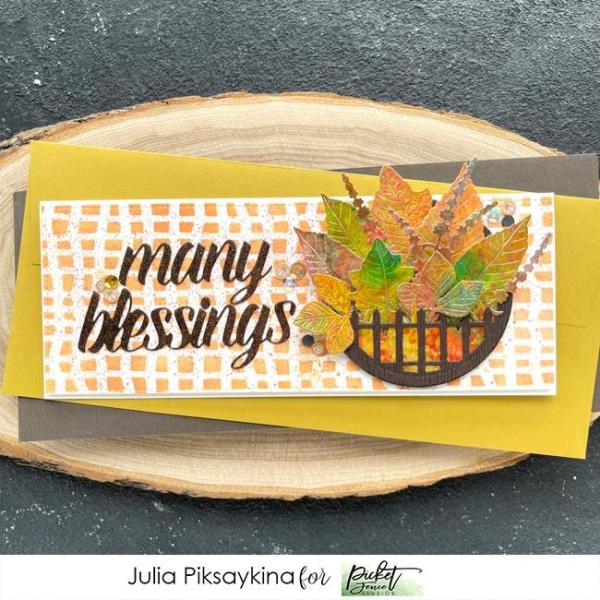 Picket Fence Studios Pumpkin Cookies Sequin Mix  Pailetten