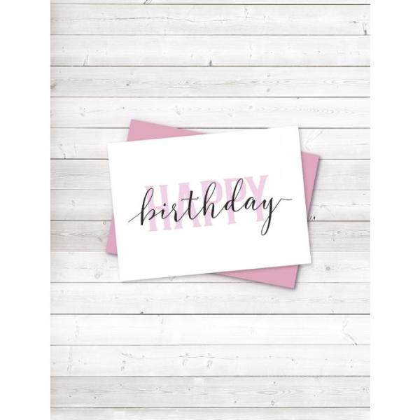 Crafters Companion - Brush Happy Birthday  - Clear Stamps