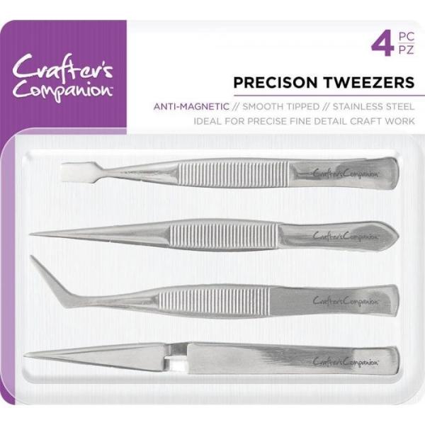 Crafters Companion -Precision Tweezers (4pcs)- 