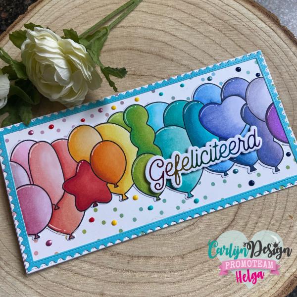 Carlijn Design Ballonnen   Clear Stamps - Stempel 