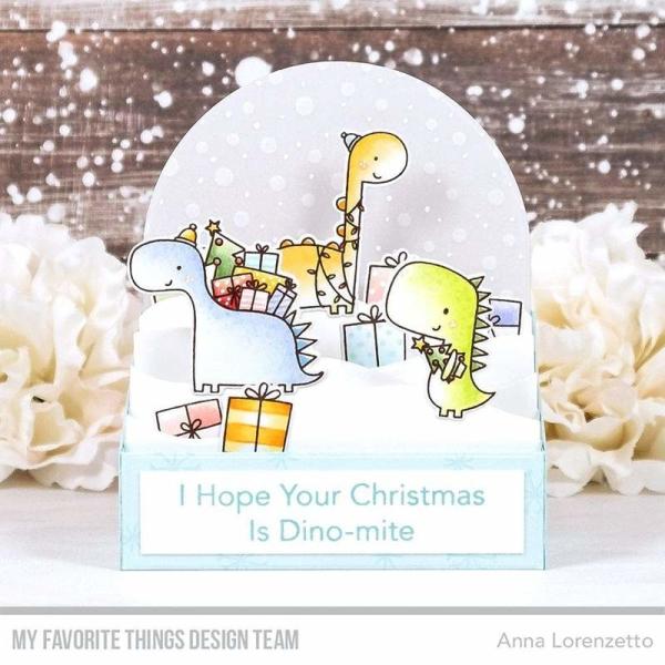 My Favorite Things Stempelset "Dino-mite Christmas" Clear Stamp Set