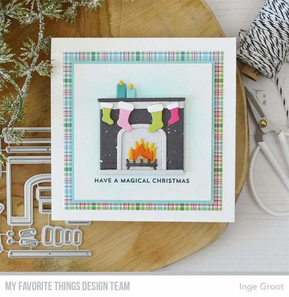 My Favorite Things Die-namics "Fireplace" | Stanzschablone | Stanze | Craft Die