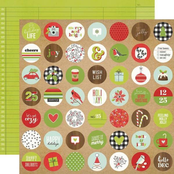 Simple Stories - Make it Merry - Cardstock Sticker 