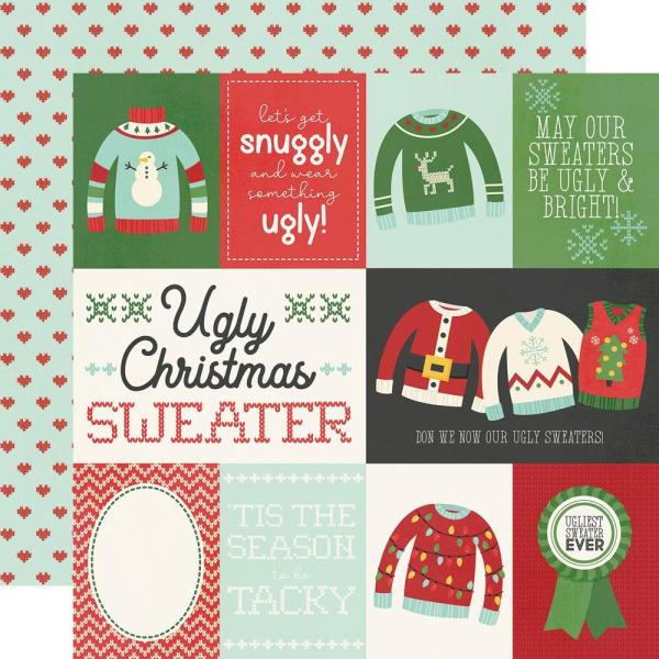 Simple Stories - Ugly Christmas - Cardstock Sticker 