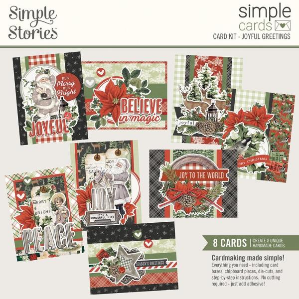 Simple Stories Joyful Greetings Simple Cards Kit - Bits & Pieces