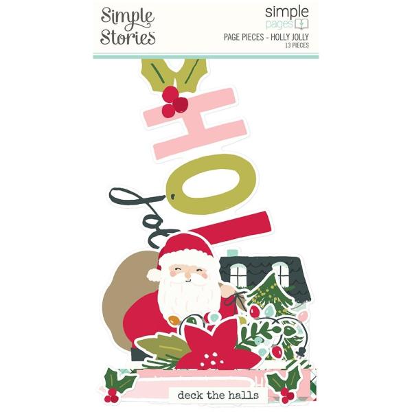 Simple Stories Simple Pages Page Pieces Holly Jolly (16127)   -  Stanzteile