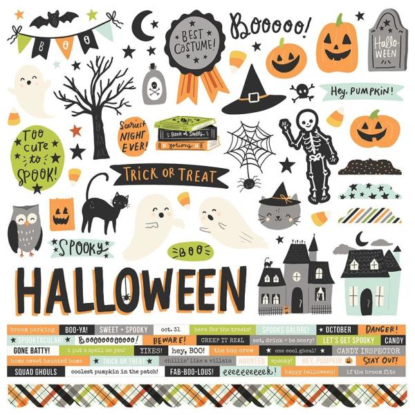 Simple Stories Spooky Nights 12x12 Inch Collection Kit 