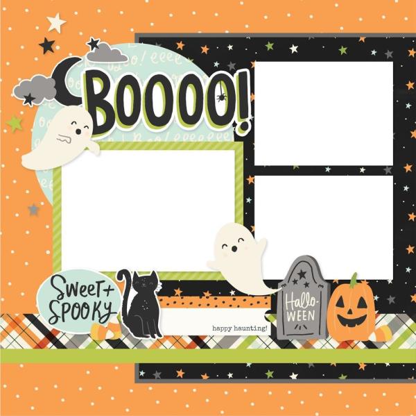 Simple Stories Happy Haunting  Simple Pages Kit - Bits & Pieces