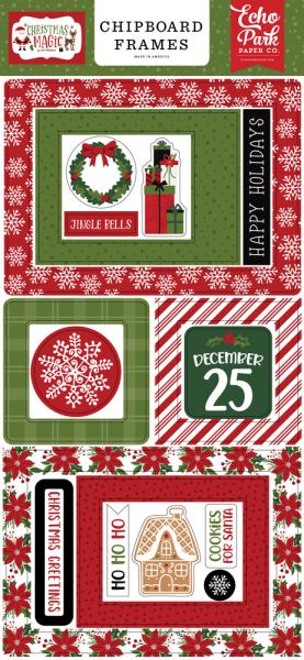 Echo Park "Christmas Magic" Chipboard - Die Cuts Rahmen