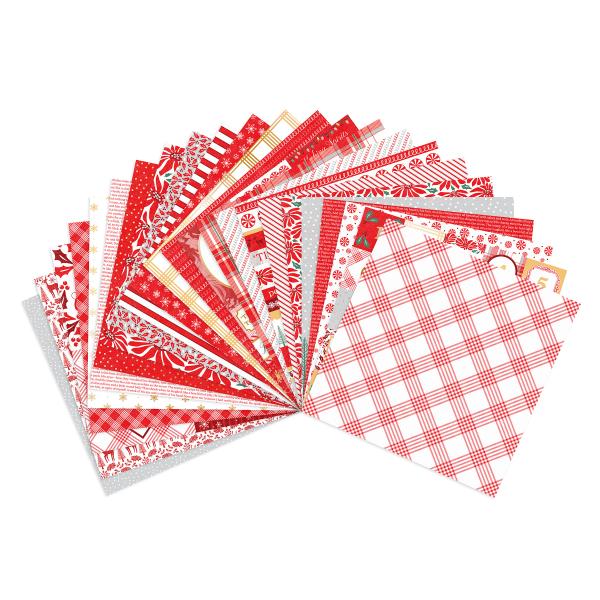 Craft Smith "Peppermint Stripe" 12x12" Paper Pad