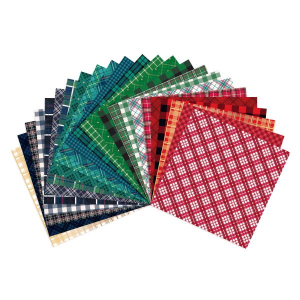 Craft Smith "Christmas Plaids" 12x12" Paper Pad