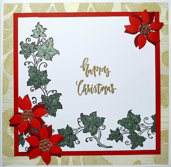 IndigoBlu "Happy Holidays" A6 Rubber Stamp