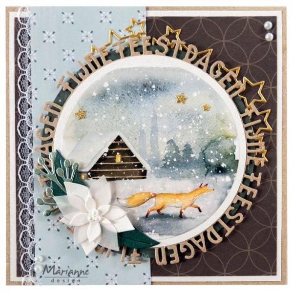 Marianne Design   Craftables snij- embosstencil Art texture stars