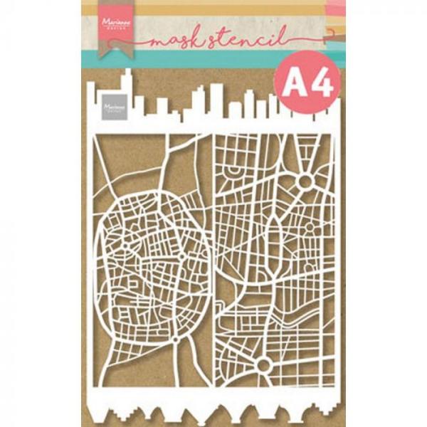 Marianne Design -  Mask stencil slimline City