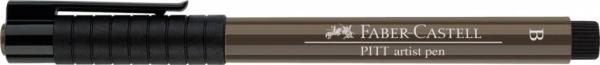 Faber Castell India Ink Artist Pen Brush 177 Walnut Brown 