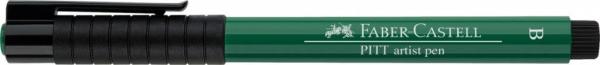 Faber Castell India Ink Artist Pen Brush 264 Dark Phthalo Green 