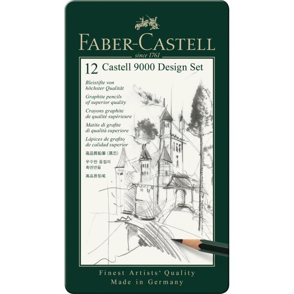 Faber Castell Castell 9000 Graphite Pencil Design Set 