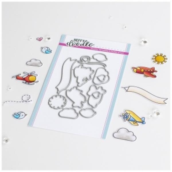 Heffy Doodle Flying High  Cutting Dies - Stanze