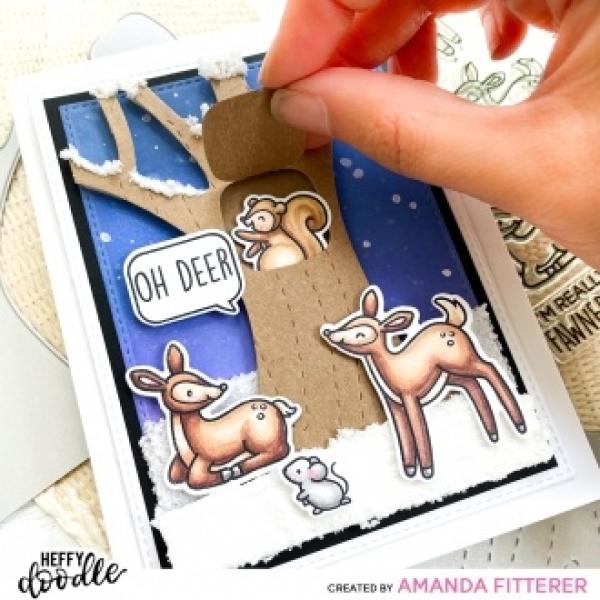 Heffy Doodle Deer To Me  Cutting Dies - Stanze