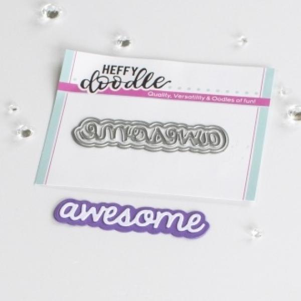 Heffy Doodle Awesome Shadow  Cutting Dies - Stanze  